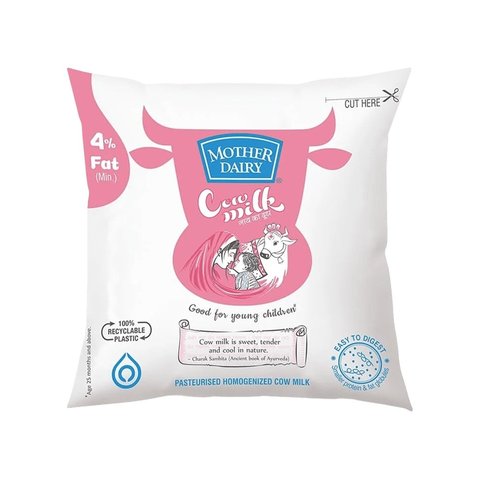 Mother Dairy Cow Fresh Milk