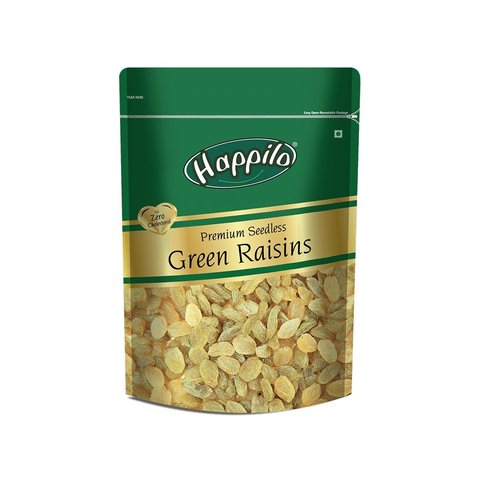 Happilo Premium Seedless Green Raisins