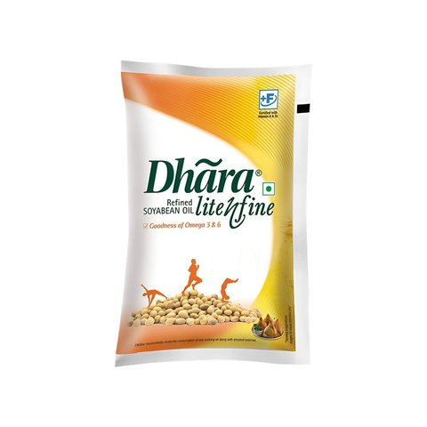 Dhara Lite N Fine Refined Soyabean Oil