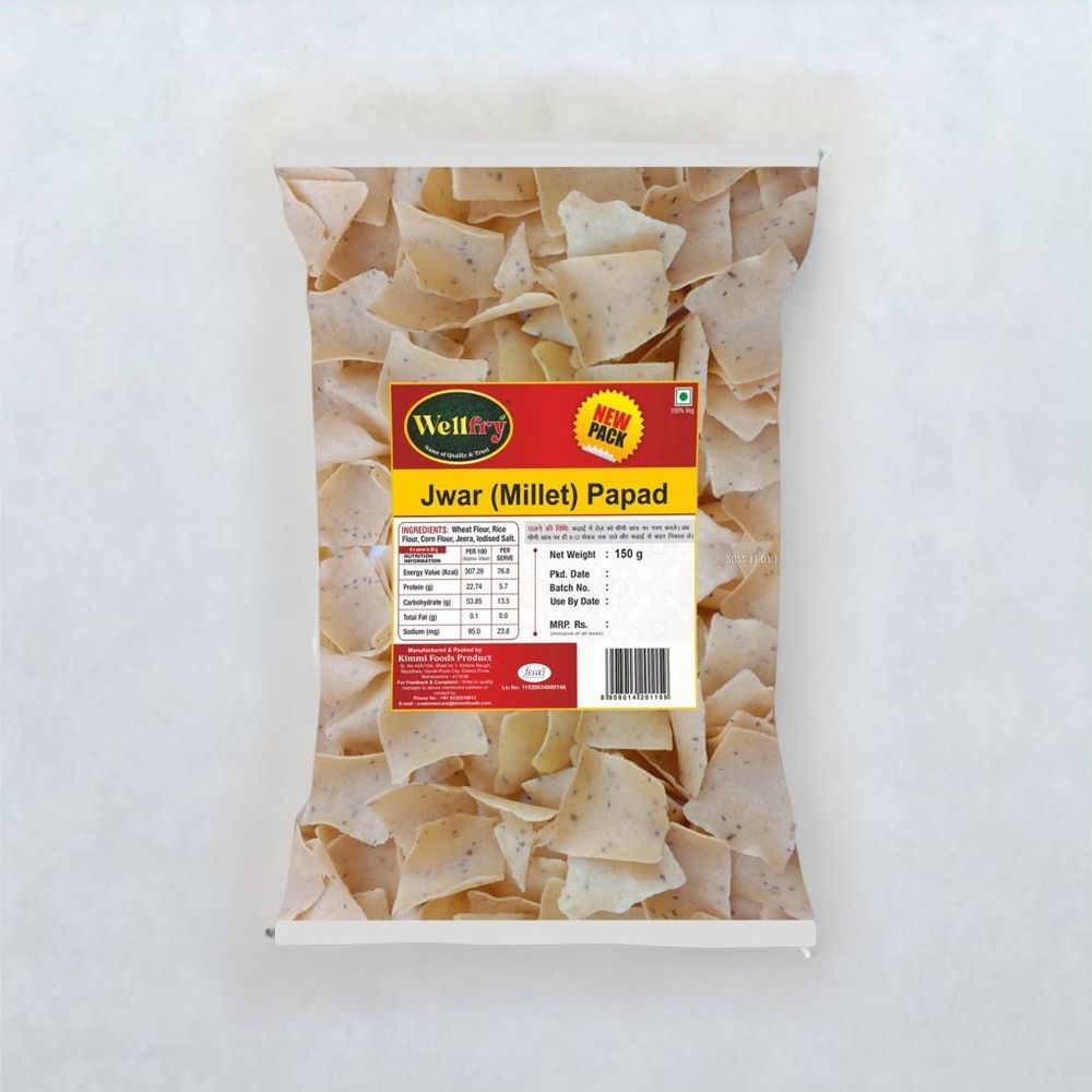 Wellfry Jawar (Millet) Papad